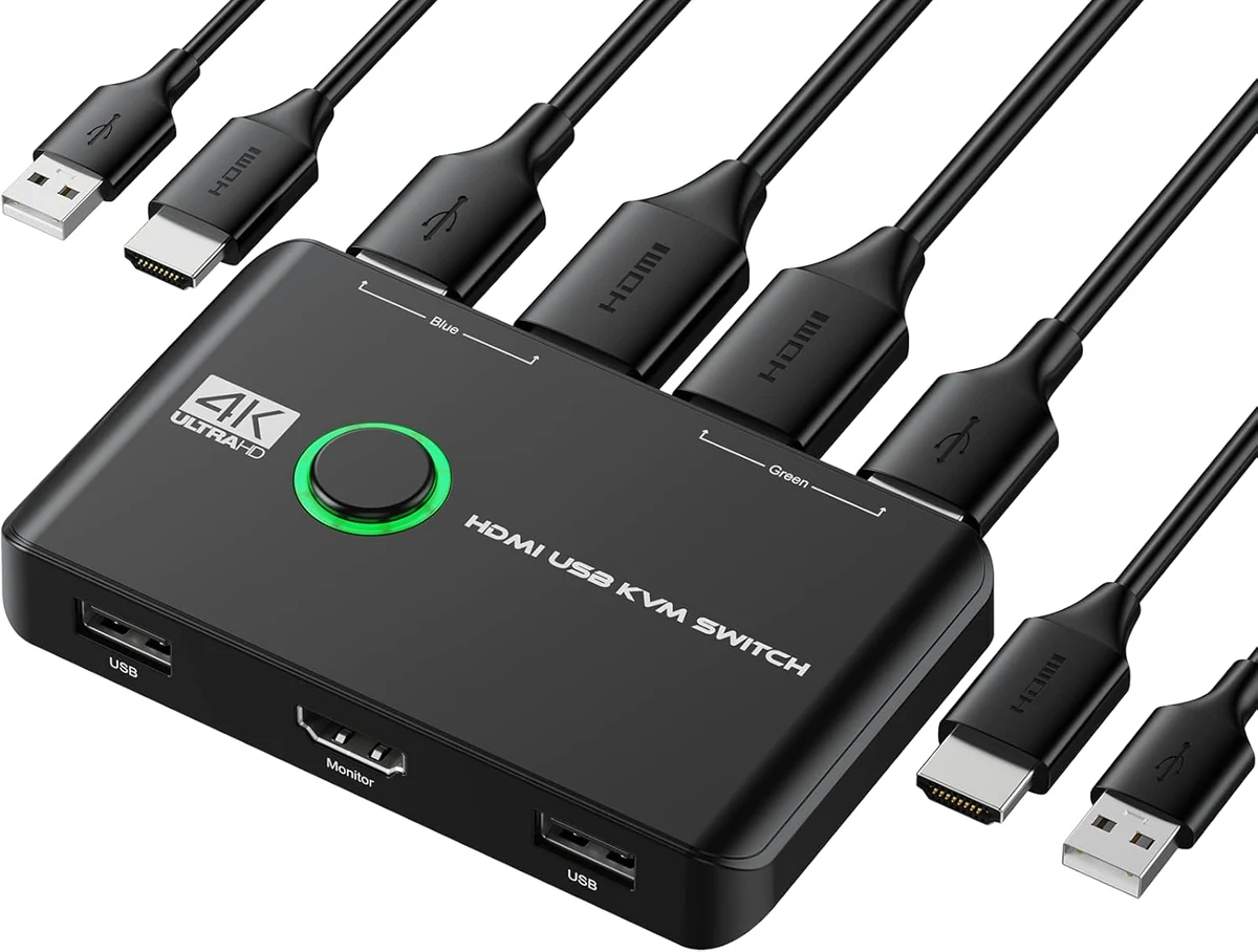 Rybozen KVM HDMI 4K/60