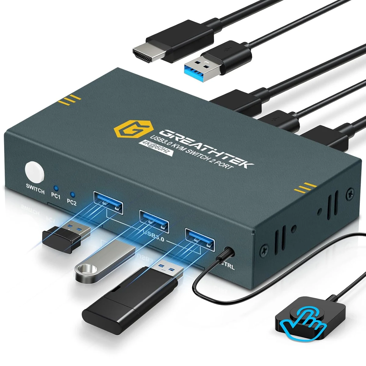GREATHTEK KVM USB 3.0