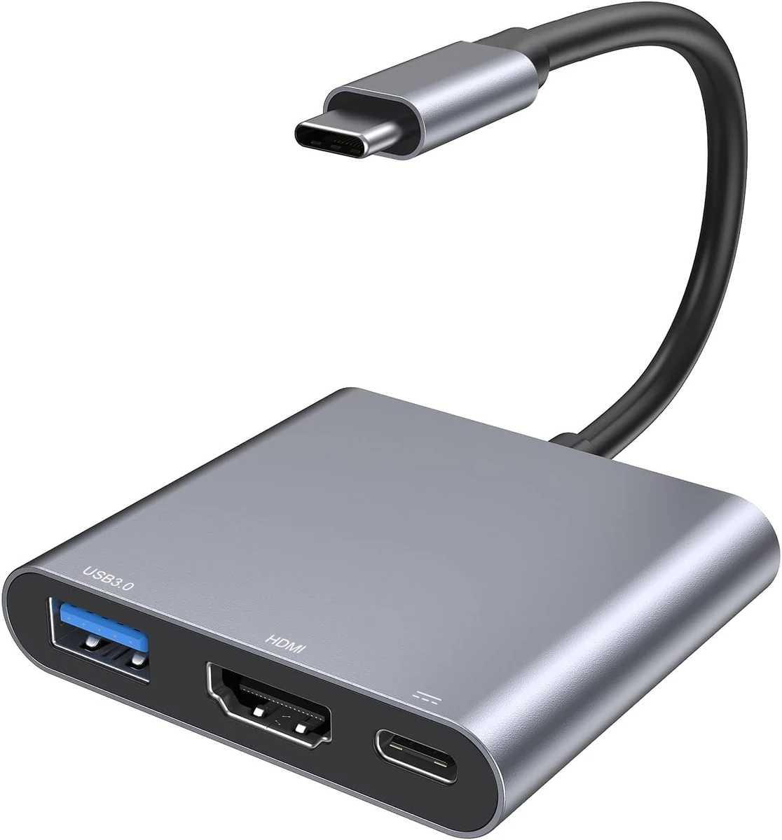 Adaptador USB-C de 3 conexiones